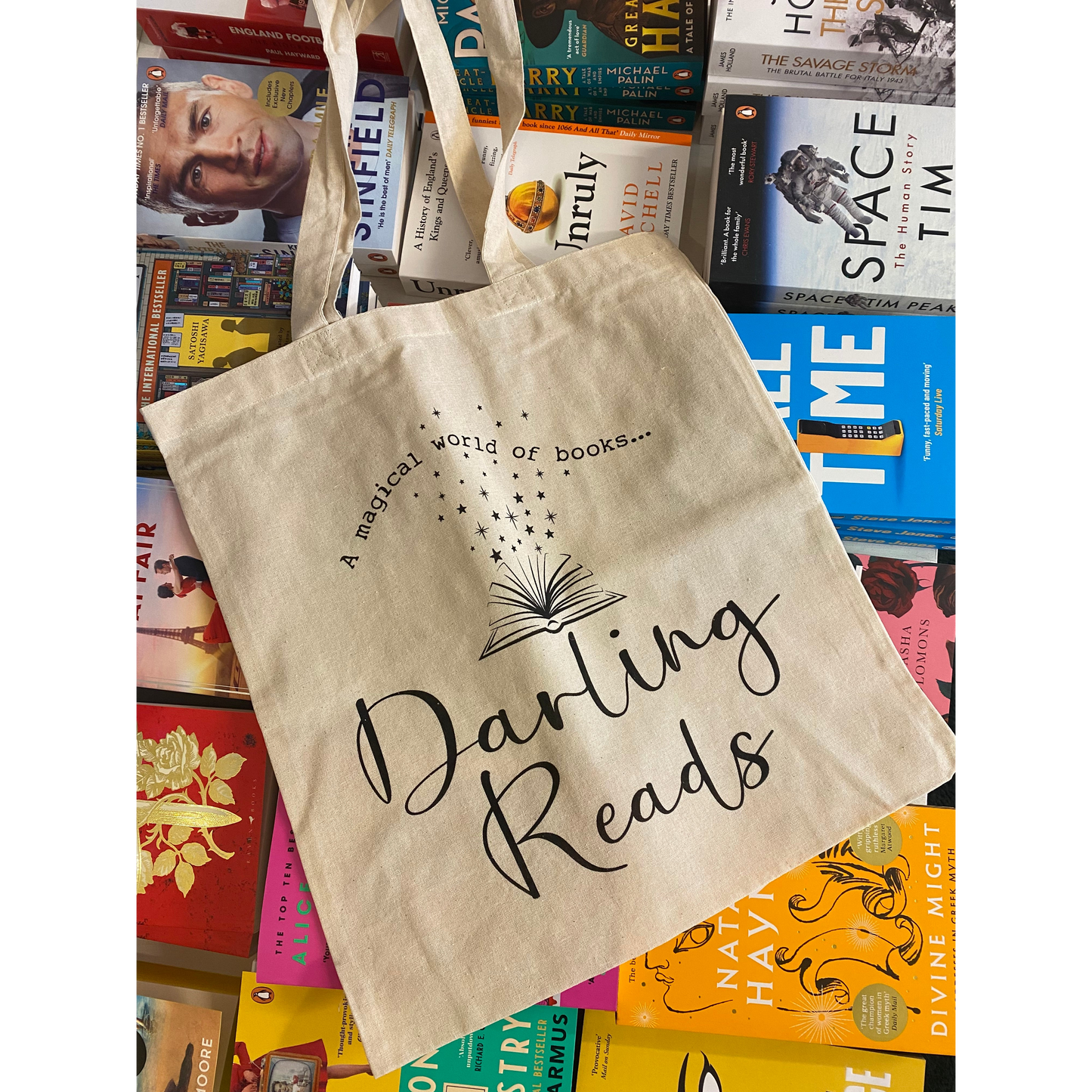 Darling Reads Tote Bag