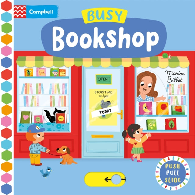 Busy Bookshop : A Push, Pull, Slide Book