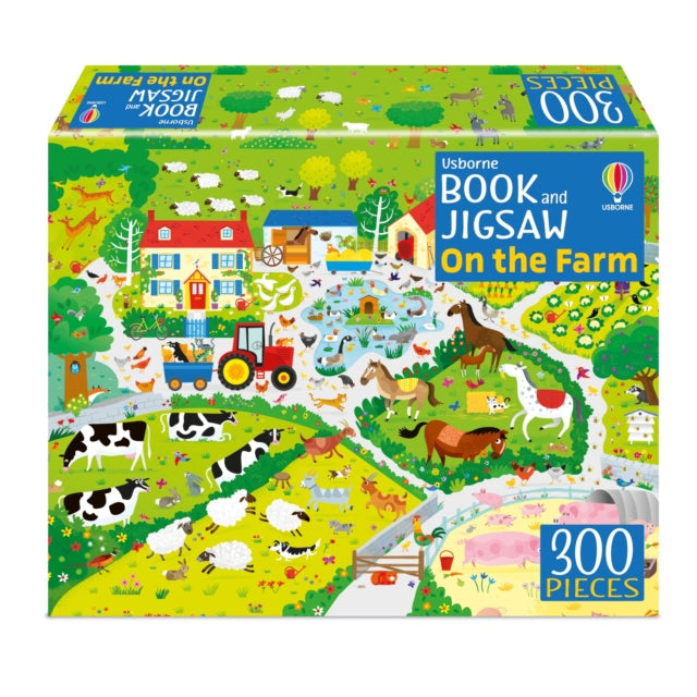 Usborne Book and Jigsaw On the Farm
