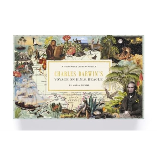 Charles Darwin's Voyage on H.M.S. Beagle : A 1000-Piece Jigsaw Puzzle
