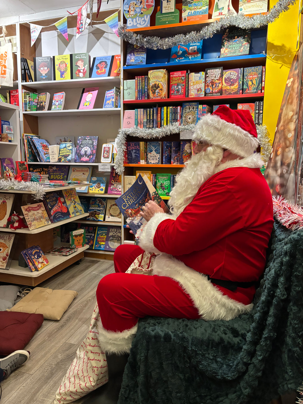 Storytime with Santa at 2:45pm on Sunday 13th Dec