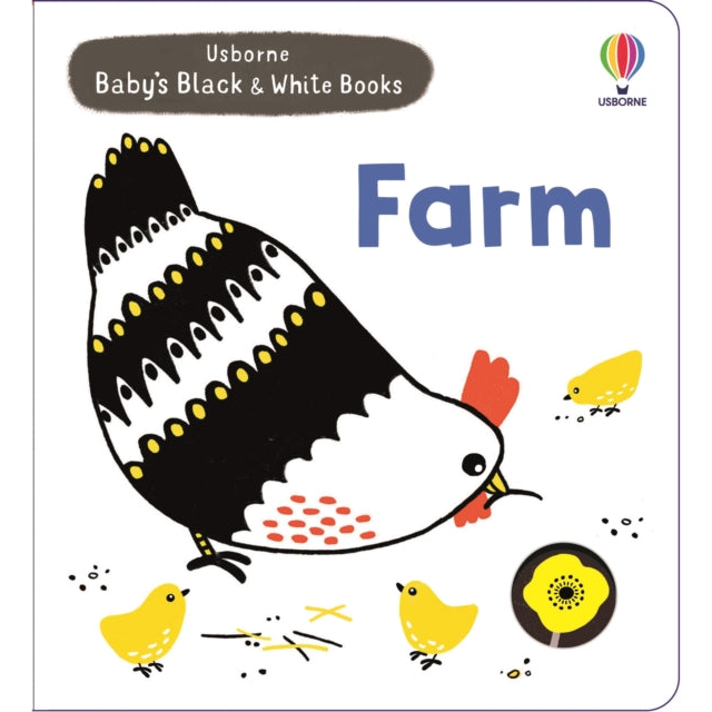 Baby's Black and White Books Farm