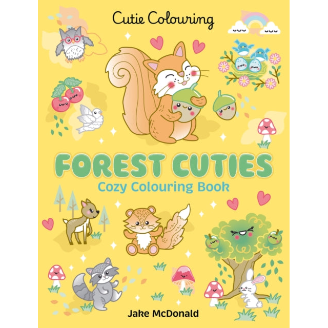 Forest Cuties: Colouring Book