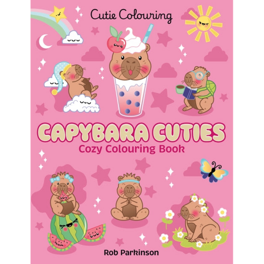 Capybara Cuties: Colouring Book
