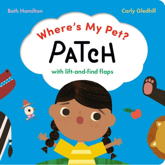 Where's My Pet? Patch : With lift-and-find flaps