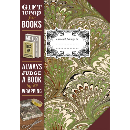 Gift Wrap for Books - Marbled Paper