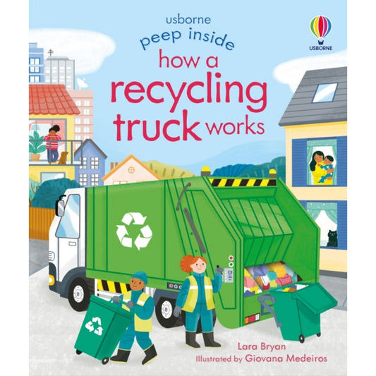 Peep Inside How a Recycling Truck Works