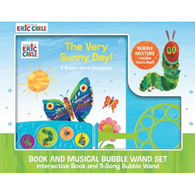 Eric Carl Bubble Wand Songbook Very Sunny Day Sound Book Set