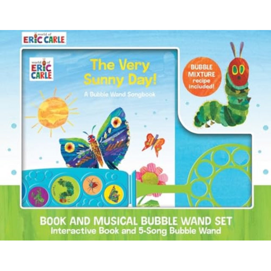 Eric Carl Bubble Wand Songbook Very Sunny Day Sound Book Set