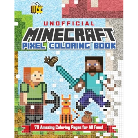 The Unofficial Minecraft Pixel Coloring Book : Volume 1
