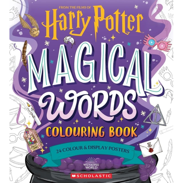Magical Words Colouring Book