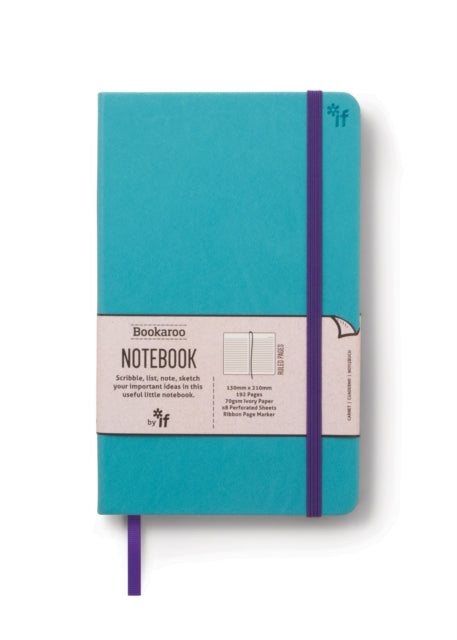 Bookaroo Notebook  - Turquoise-5035393432010