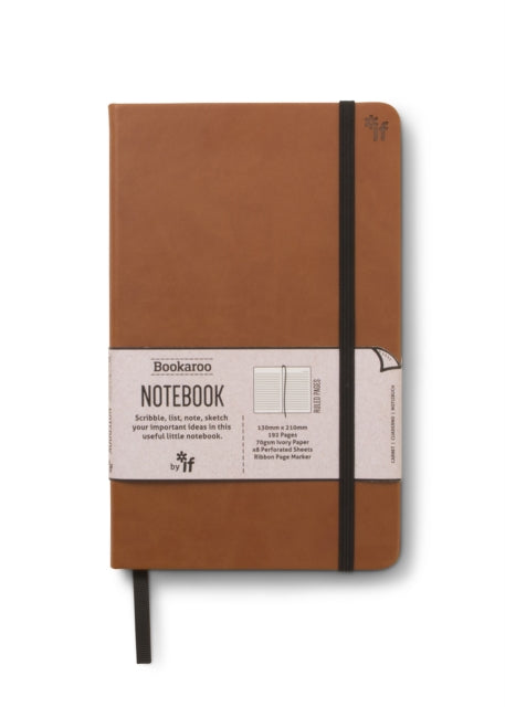 Bookaroo Notebook  - Brown-5035393432065