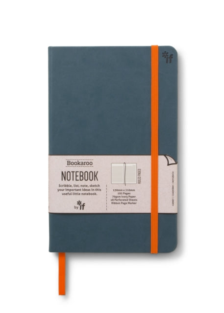 Bookaroo Notebook  - Teal-5035393432072