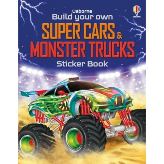 Build Your Own Super Cars and Monster Trucks Sticker Book