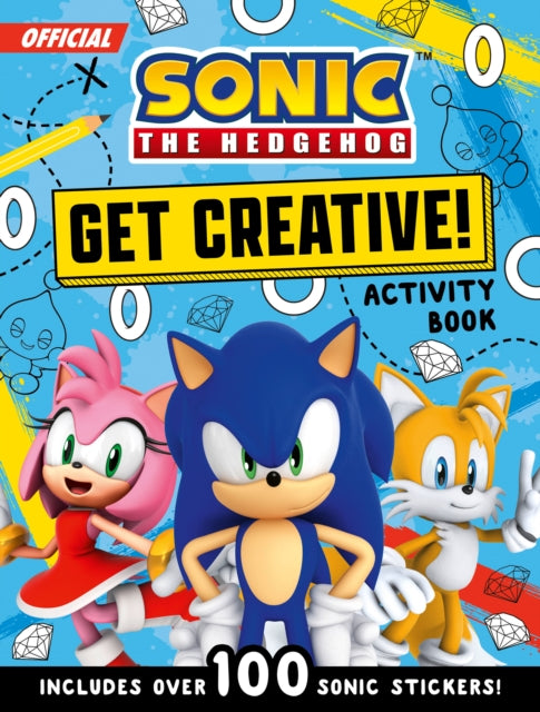 Sonic The Hedgehog Get Creative! Sticker Activity Book-9780008752774