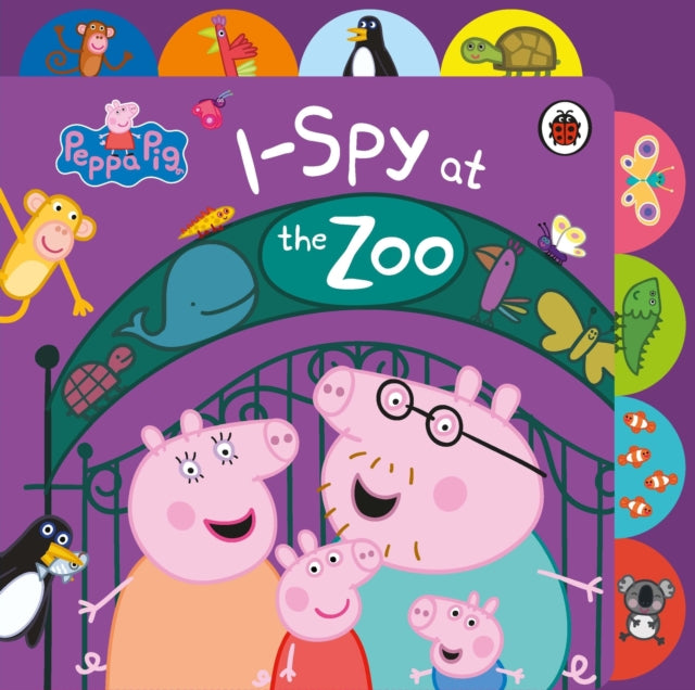 Peppa Pig: I Spy at the Zoo : Tabbed Board Book-9780241716830