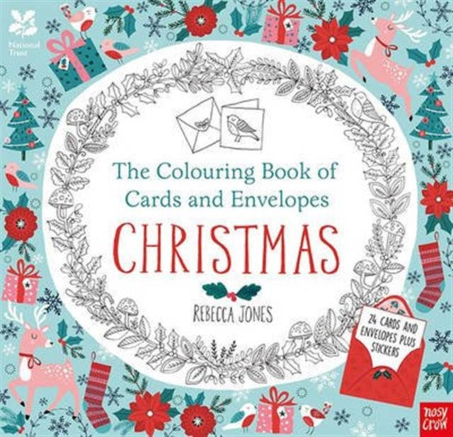 National Trust: The Colouring Book of Cards and Envelopes - Christmas-9780857637260