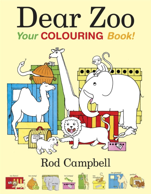 Dear Zoo: Your Colouring Book-9781035034932