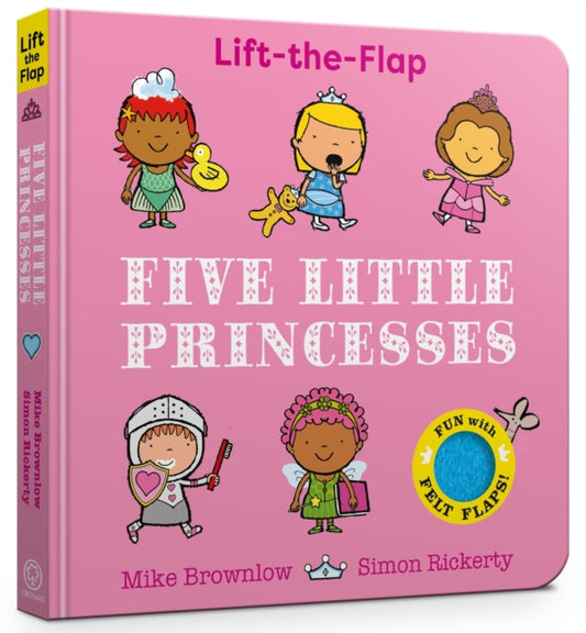 Five Little Princesses : A Felt Flaps Book-9781408370698