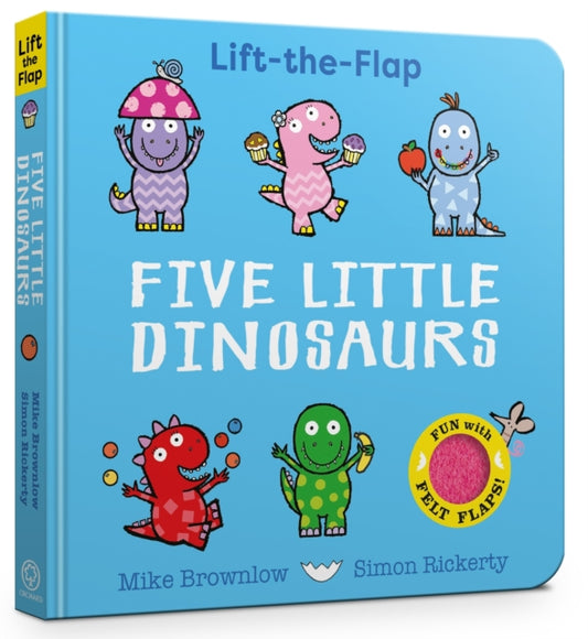 Five Little Dinosaurs : A Felt Flaps Book-9781408370704