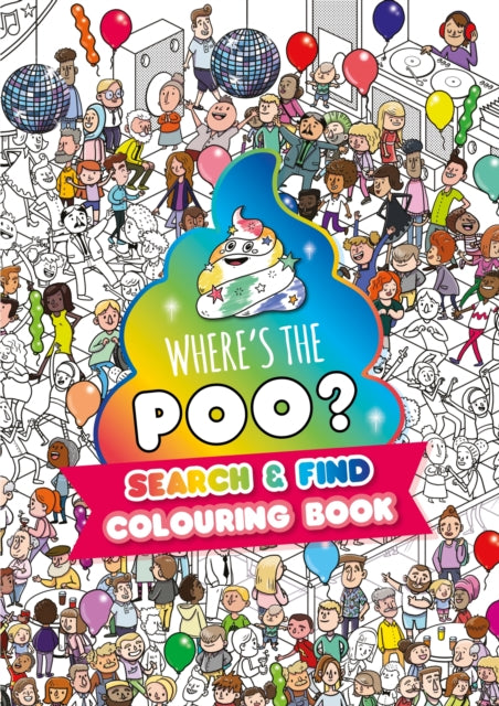 Where's the Poo? A search and find colouring book-9781408375051