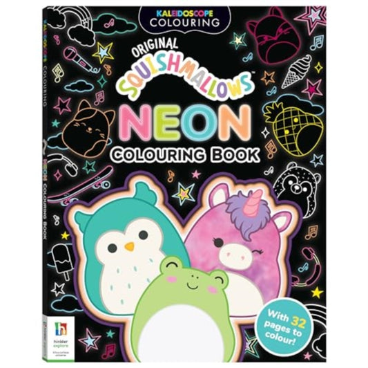 Kaleidoscope Squishmallows Neon Colouring Book-9781488932151