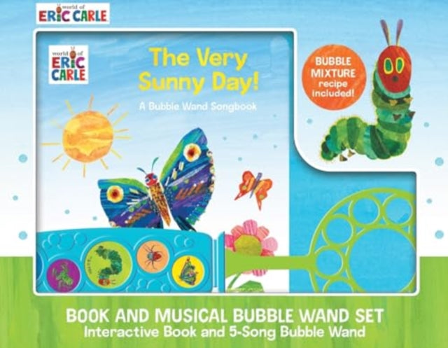 Eric Carl Bubble Wand Songbook Very Sunny Day Sound Book Set-9781503772175