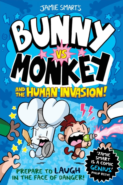 Bunny vs Monkey and the Human Invasion (a Phoenix Comic Book, from the multi-million-selling creative genius Jamie Smart)-9781788451956