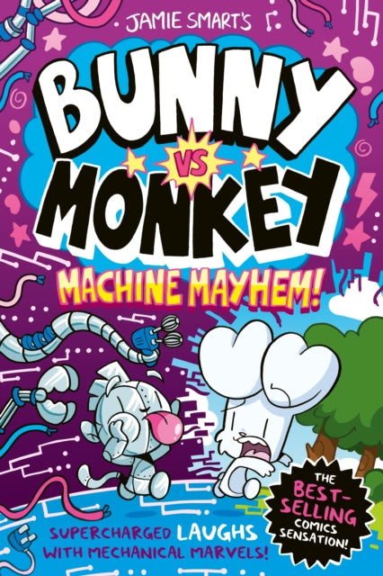 Bunny vs Monkey: Machine Mayhem (a Phoenix Comic Book, from the multi-million-selling creative genius Jamie Smart)-9781788452977