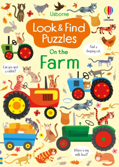 Look and Find Puzzles On the Farm-9781803702506