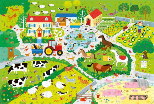 Usborne Book and Jigsaw On the Farm-9781805072881