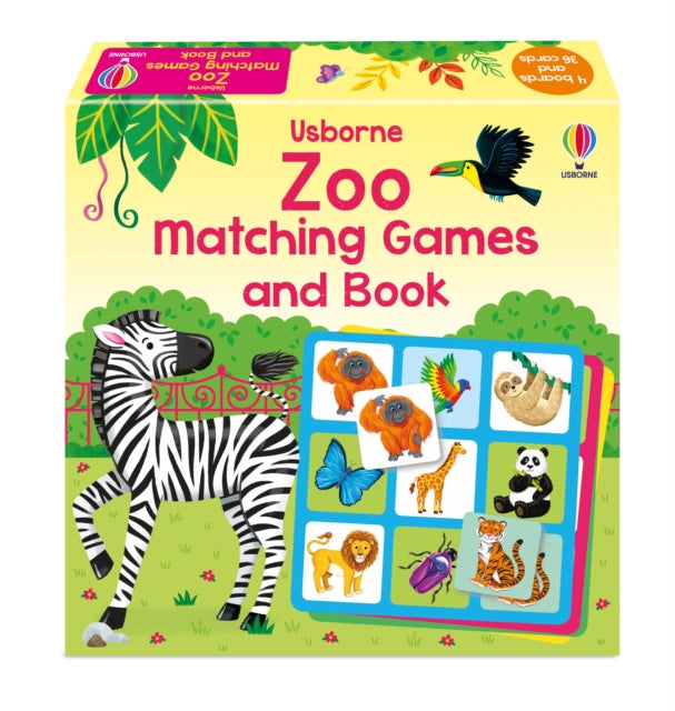 Zoo Matching Games and Book-9781805312284