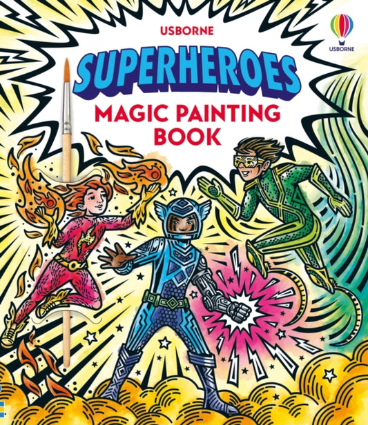 Superheroes Magic Painting Book-9781805312918