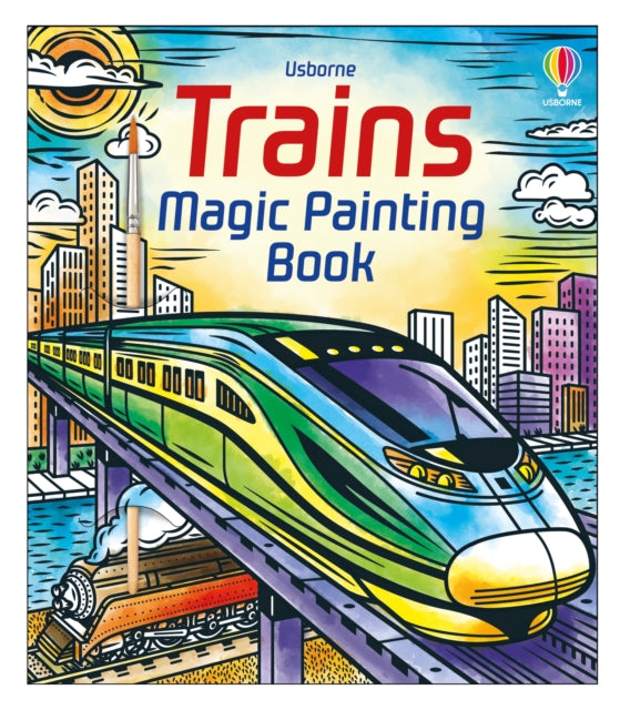 Trains Magic Painting Book-9781805312925