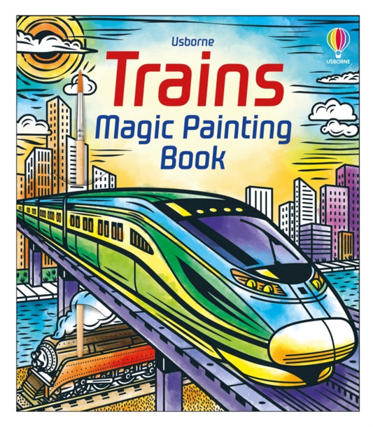Trains Magic Painting Book-9781805312925