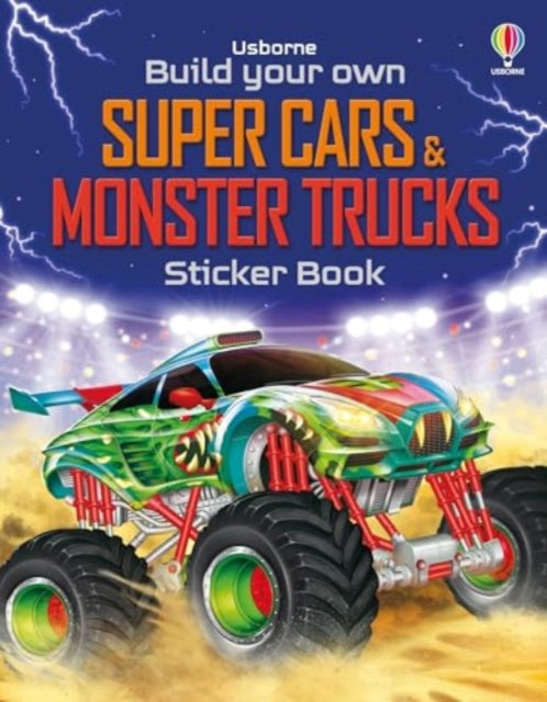 Build Your Own Super Cars and Monster Trucks Sticker Book-9781835408452