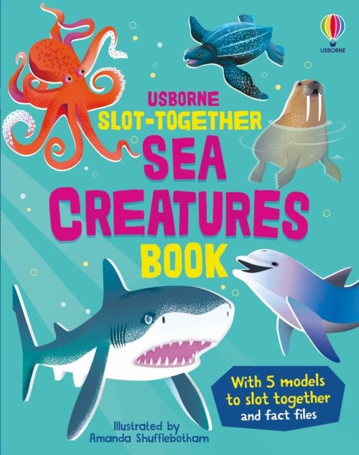 Slot-together Sea Creatures Book-9781835409329