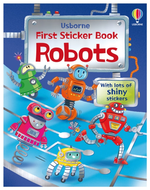 First Sticker Book Robots-9781835409510