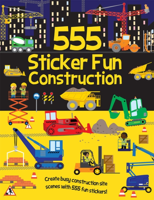 555 Sticker Fun Construction-9781835555446