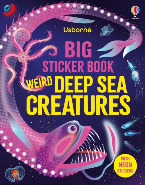 Big Sticker Book Weird Deep Sea Creatures-9781836040705
