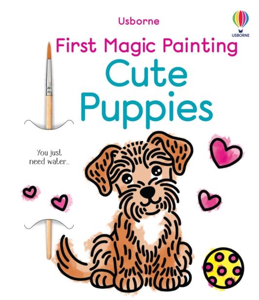 First Magic Painting Cute Puppies-9781836042211