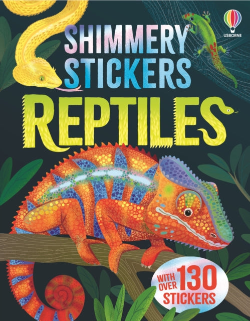 Shimmery Stickers Reptiles-9781836042365
