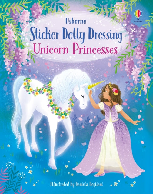 Sticker Dolly Dressing Unicorn Princesses-9781836042624