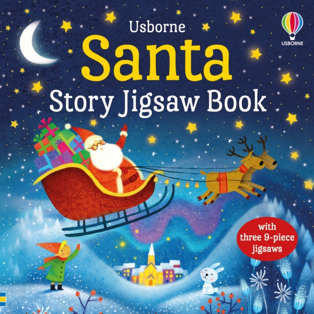 Santa Story Jigsaw Book-9781836043348