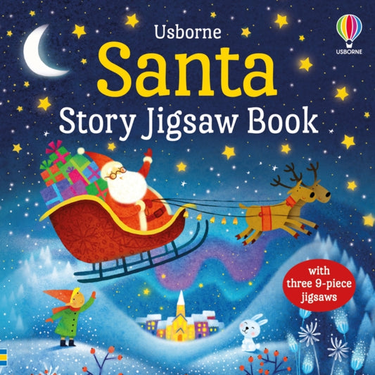 Santa Story Jigsaw Book-9781836043348