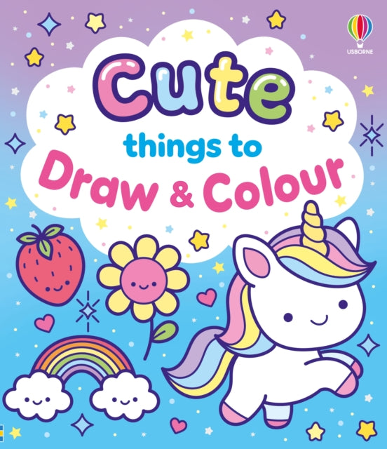 Cute Things to Draw and Colour-9781836044635