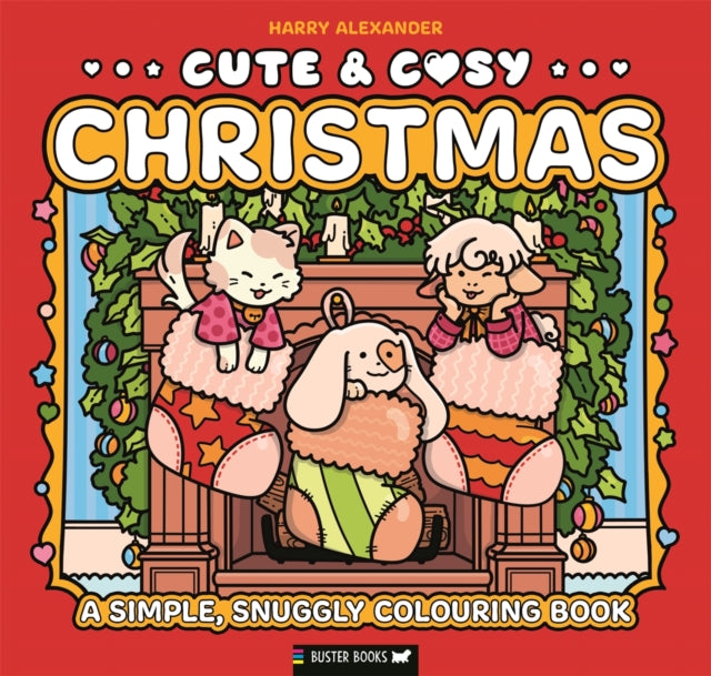 Cute & Cosy Christmas: A Simple, Snuggly Colouring Book-9781837251131
