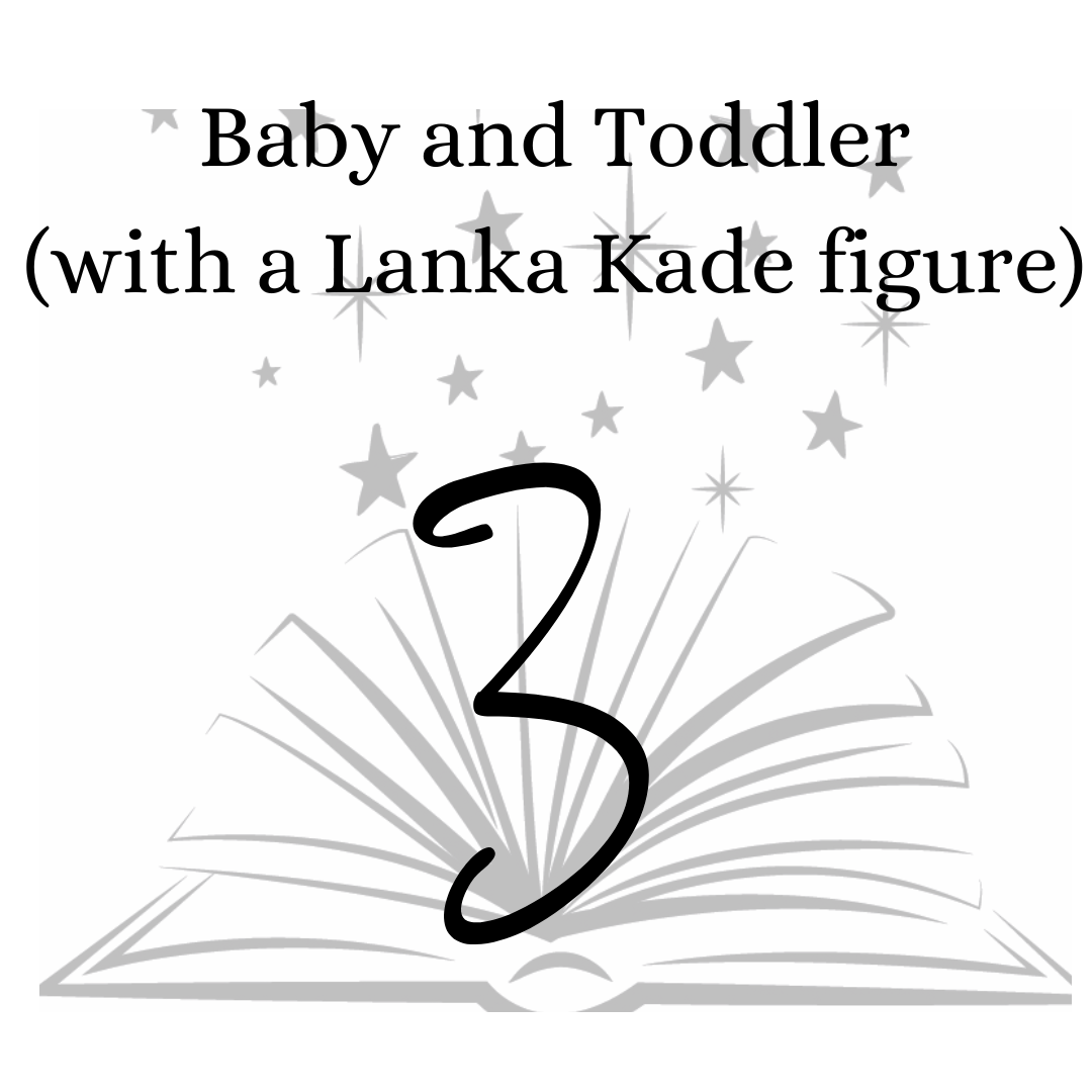 3-Month Book Subscription for Baby and Toddler (includes a Lanka Kade figure)