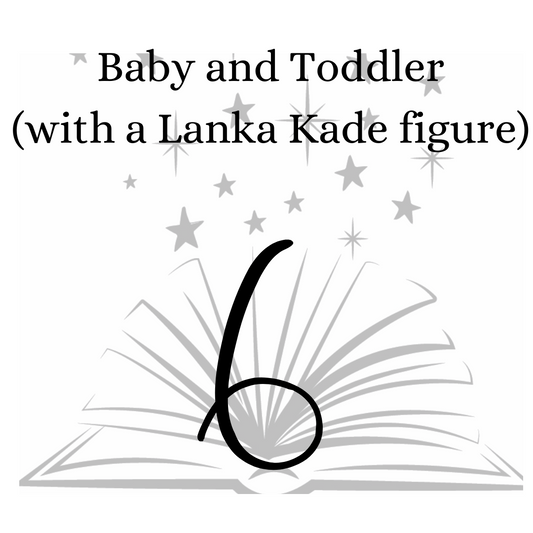 6-Month Book Subscription for Baby and Toddler (includes a Lanka Kade figure)